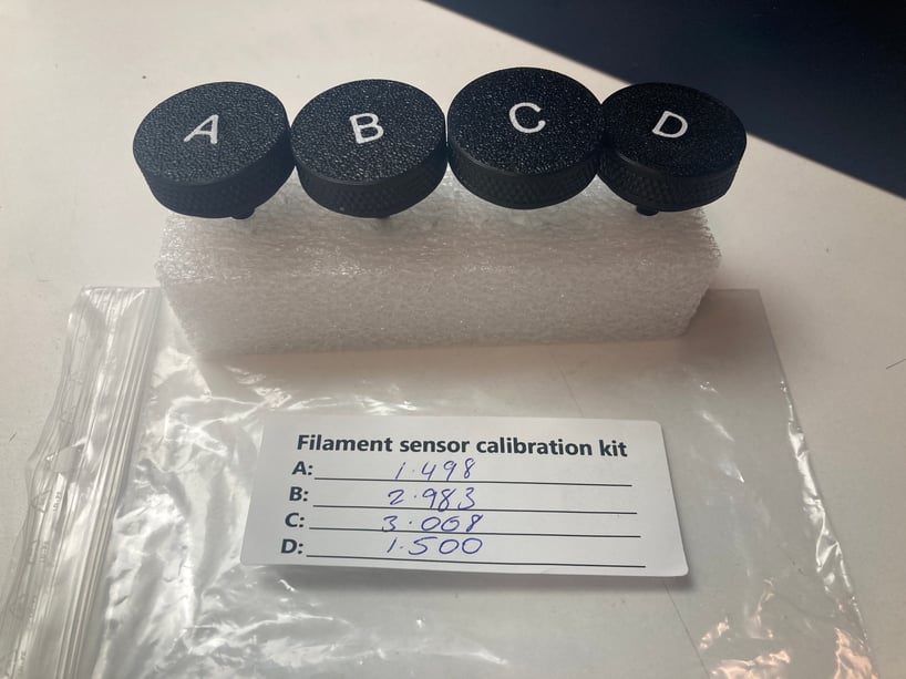 Filament Maker Two Sensor Calibration